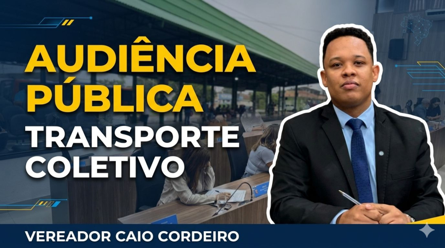 Caio Cordeiro convoca audiência pública para debater crise no transporte coletivo de Várzea Grande