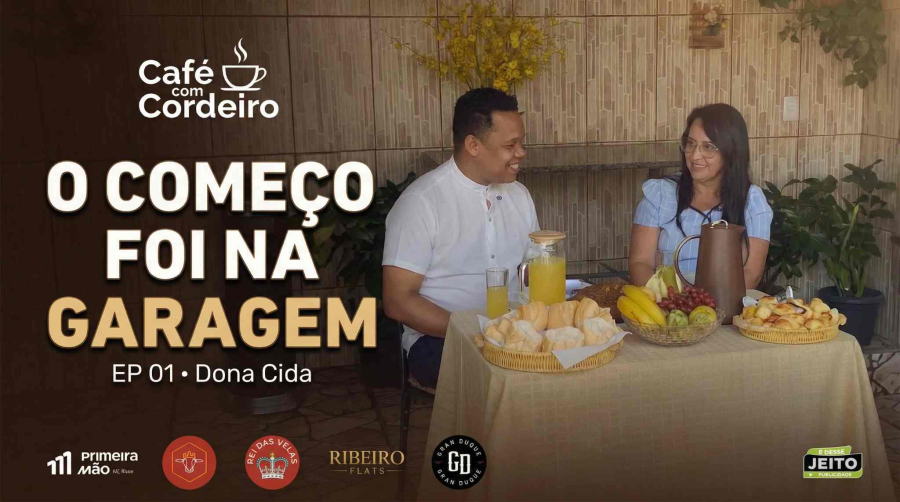 Café com Cordeiro estreia com história emocionante de Dona Cida e apresenta projeto de conteúdo humano