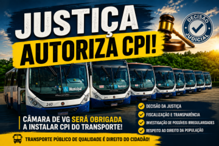 Justiça determina instalação da CPI do Transporte após atuação de Caio Cordeiro